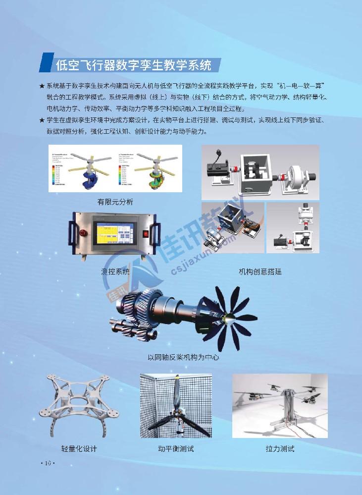 低空飛行器數(shù)字孿生教學(xué)系統(tǒng)